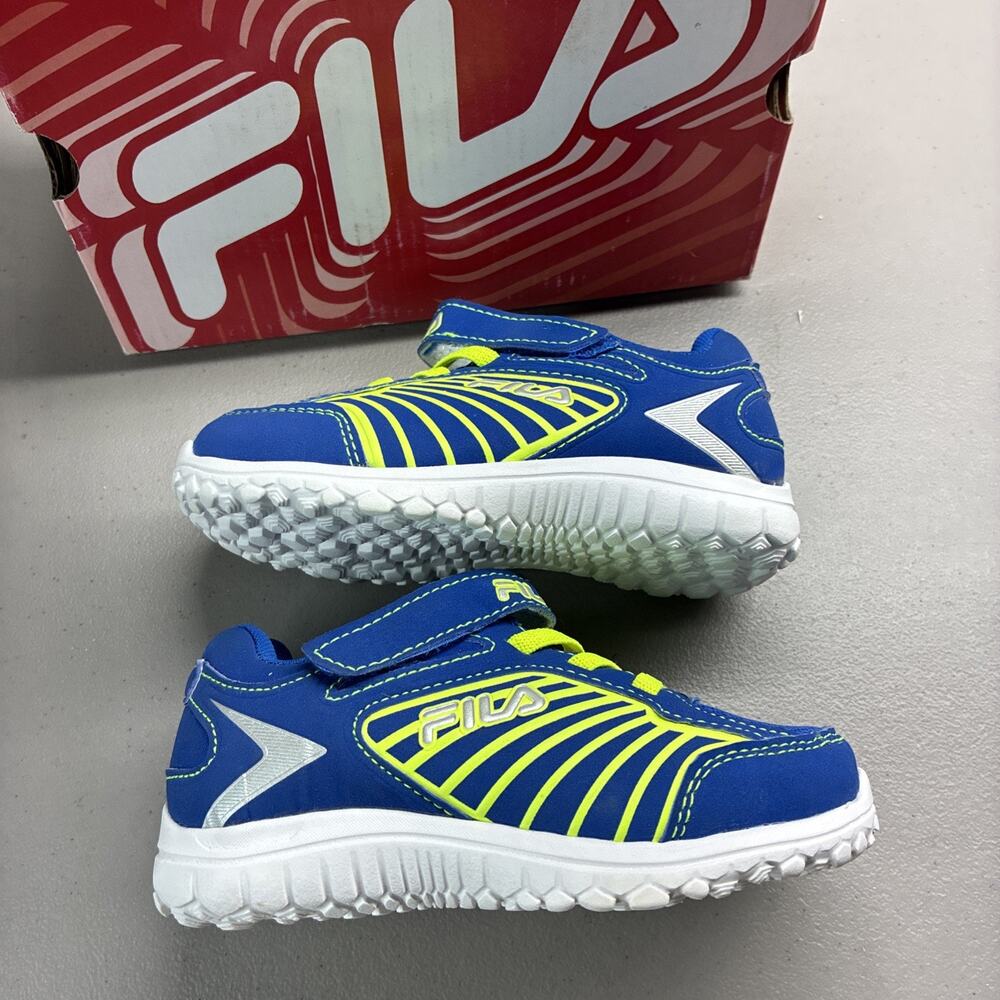 Fila Rocket Fueled Baby Boys Size 8 Blue New With Box Infants